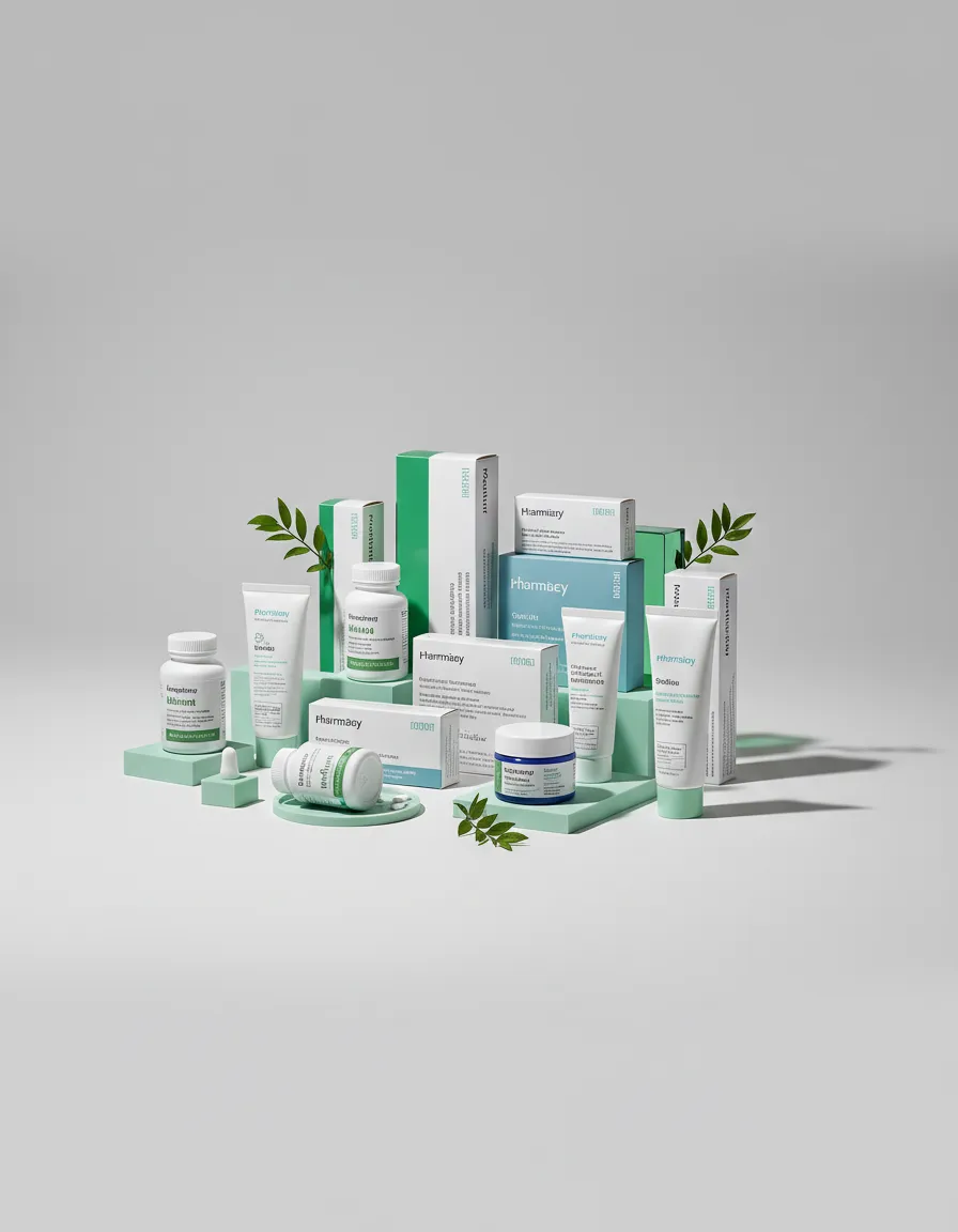 Productos de droguería organizados