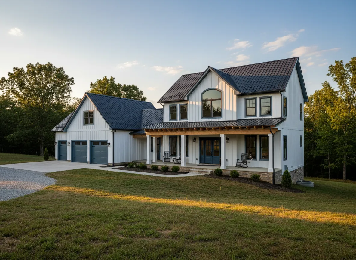 New custom home in rural Kentucky setting