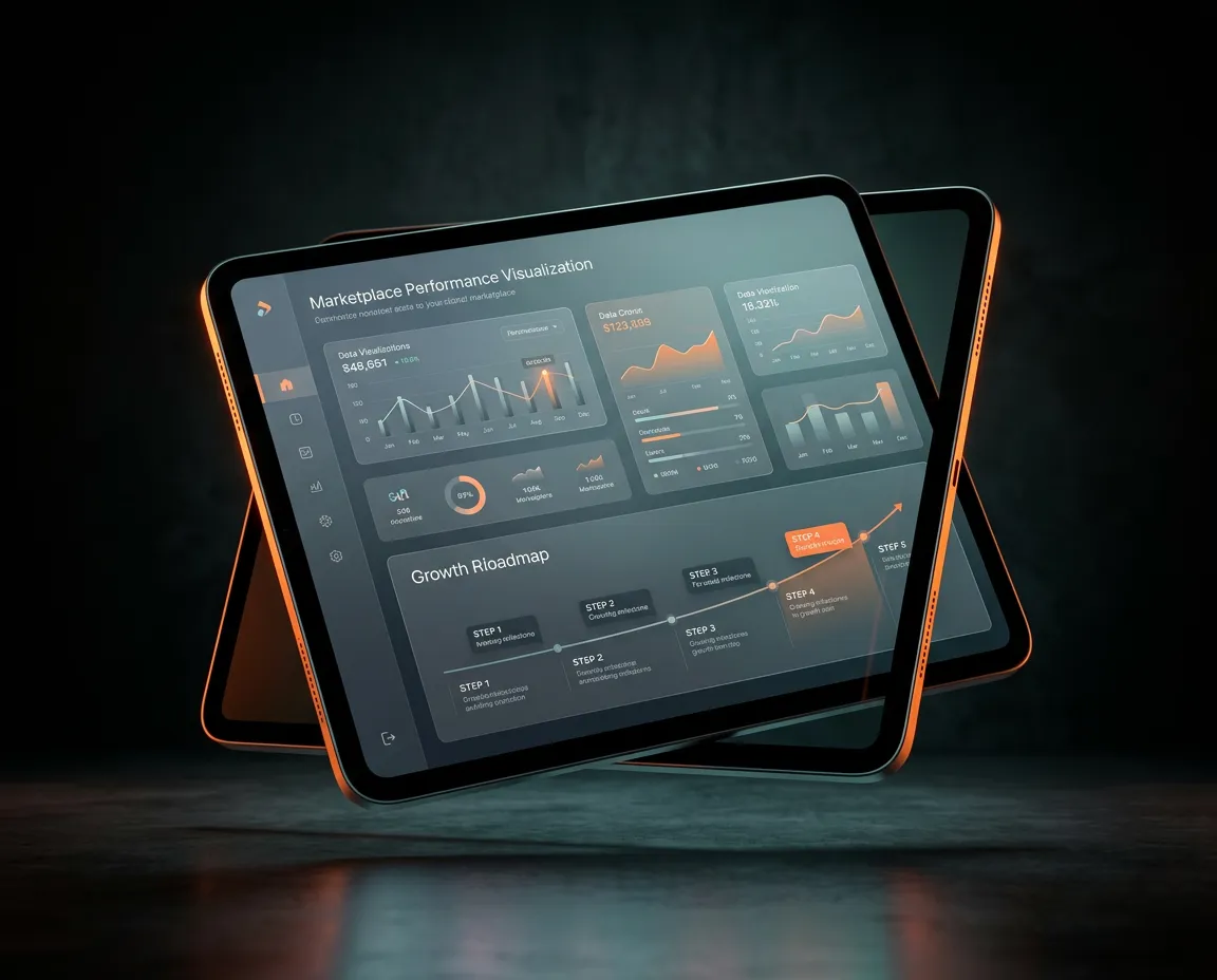 eCommerce marketplace performance diagnostics and growth roadmap visualization
