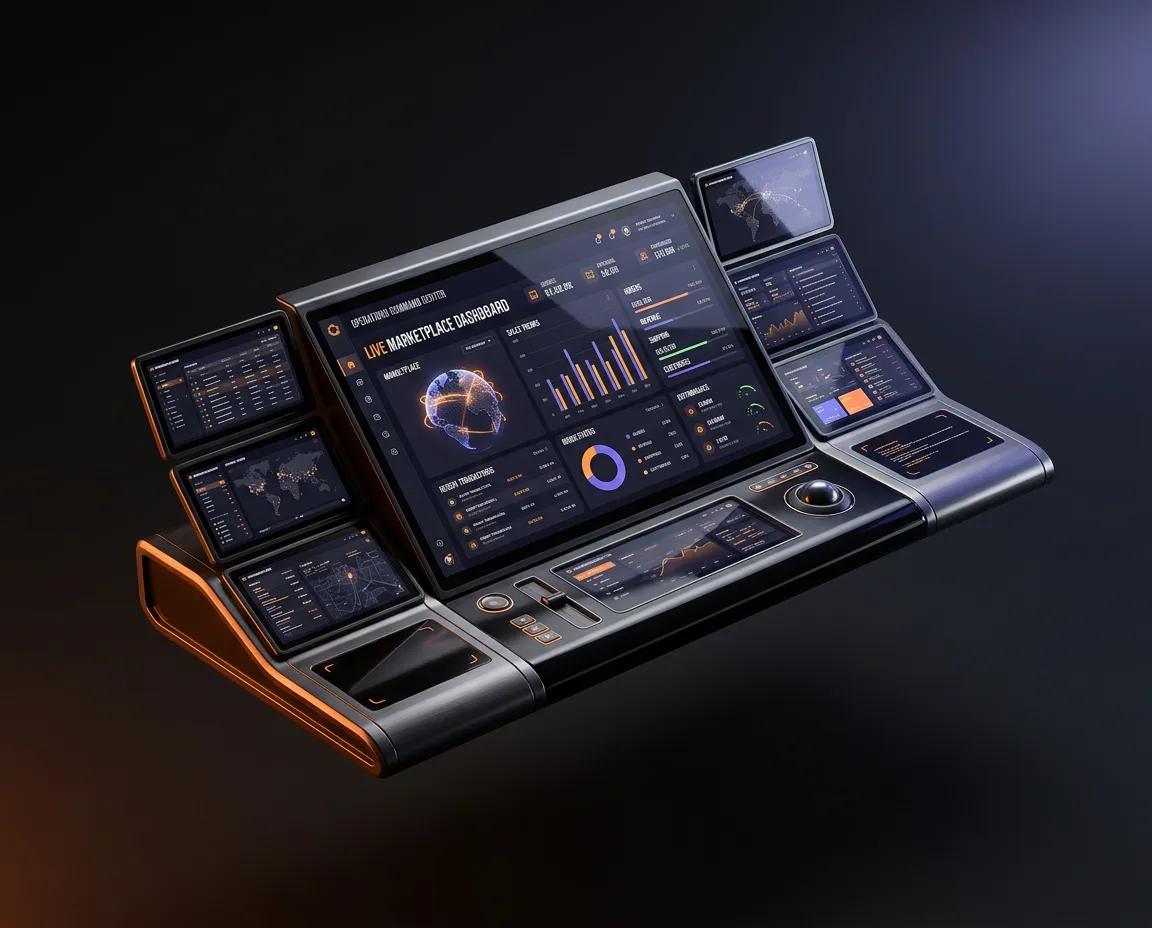 E-Commerce Operations Command Center and Marketplace Growth Dashboard