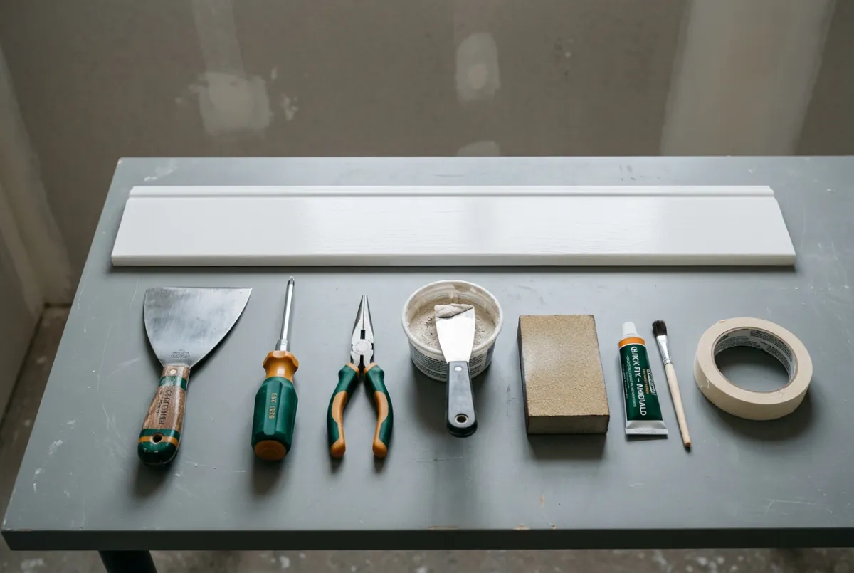 Quality drywall patching, trim painting, and structural repairs in home