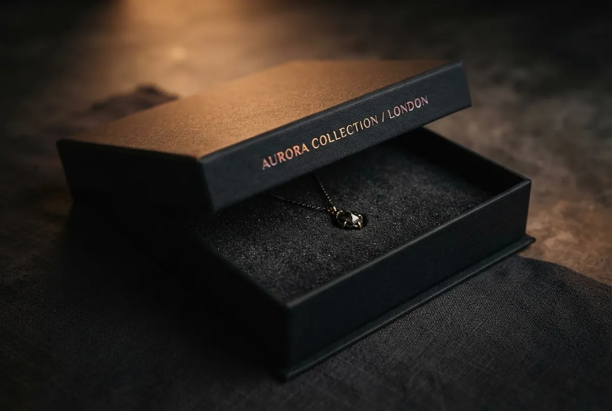 Luxury rigid boxes with magnetic closures and foil stamping