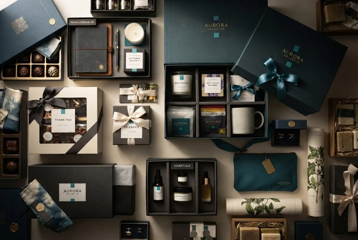 Custom corporate gift sets and co-packed assembly kits