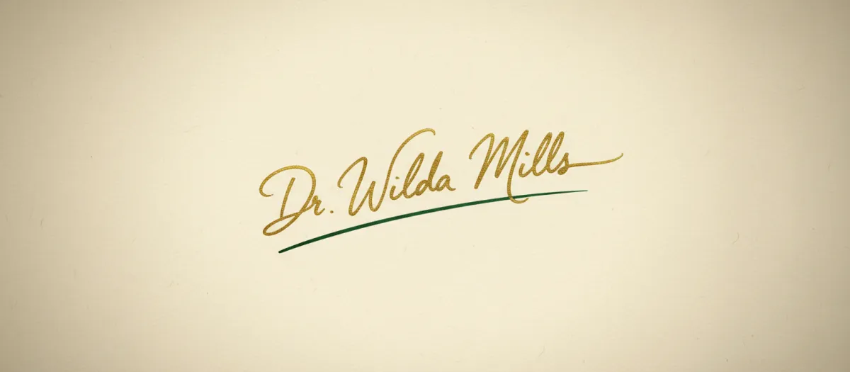 Dr. Wilda Mills Signature
