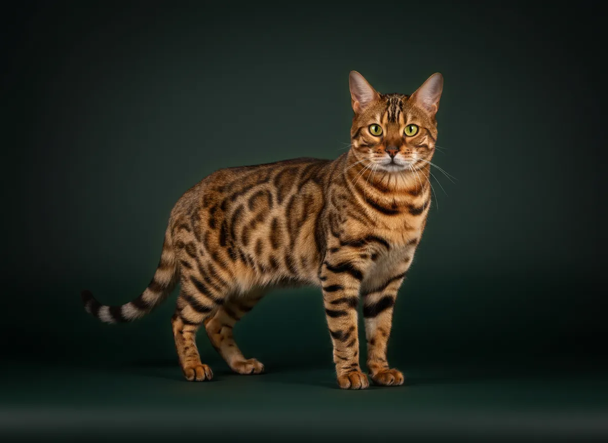 BeauBijou Bengal Stud showcasing strong structural profile and pedigree traits
