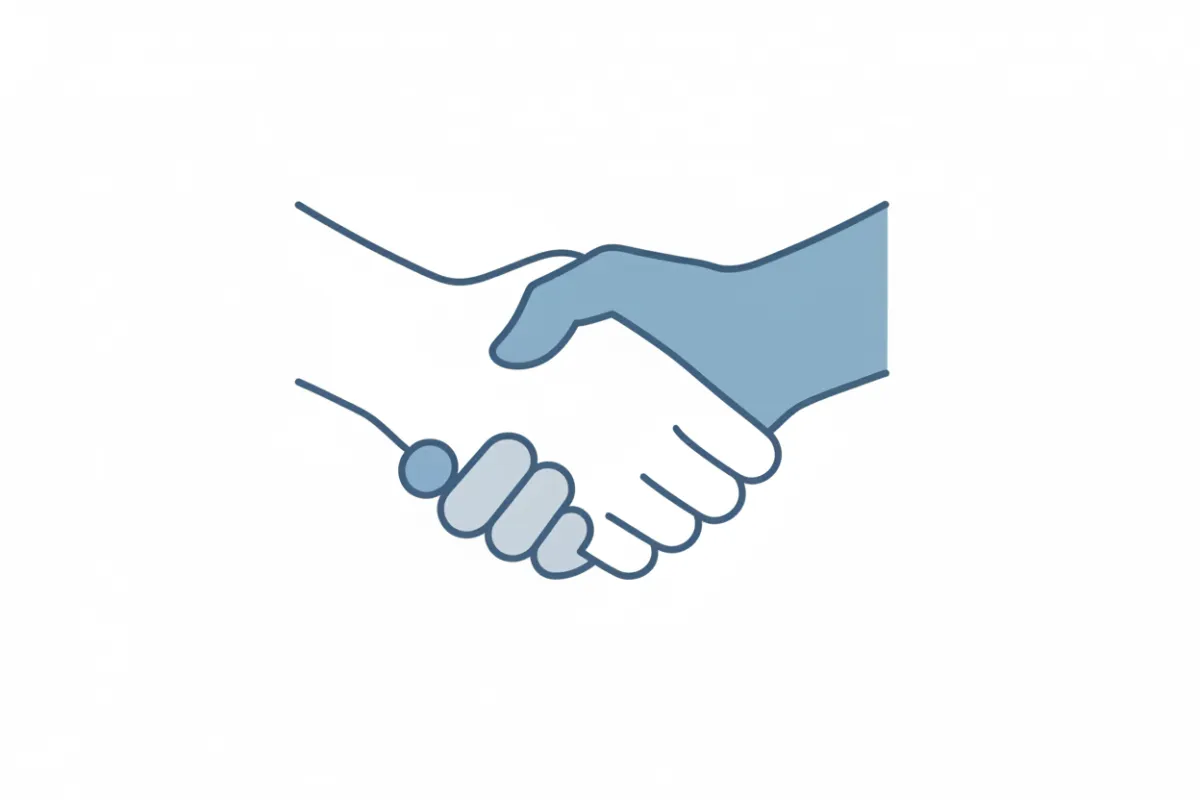 Handshake emblem for Mediation Services