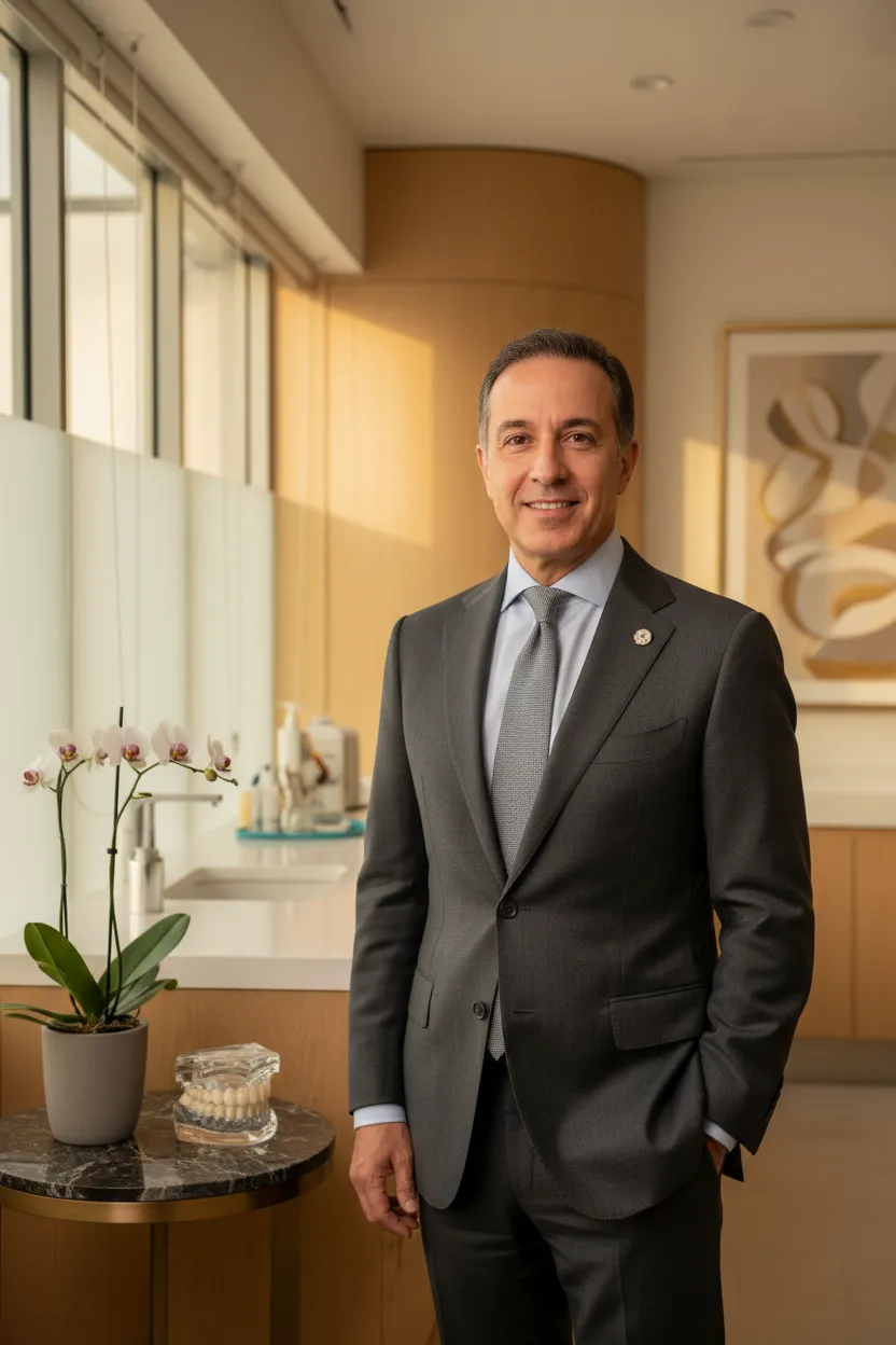 Retrato profesional del Dr. Antonio Shabot, dentista