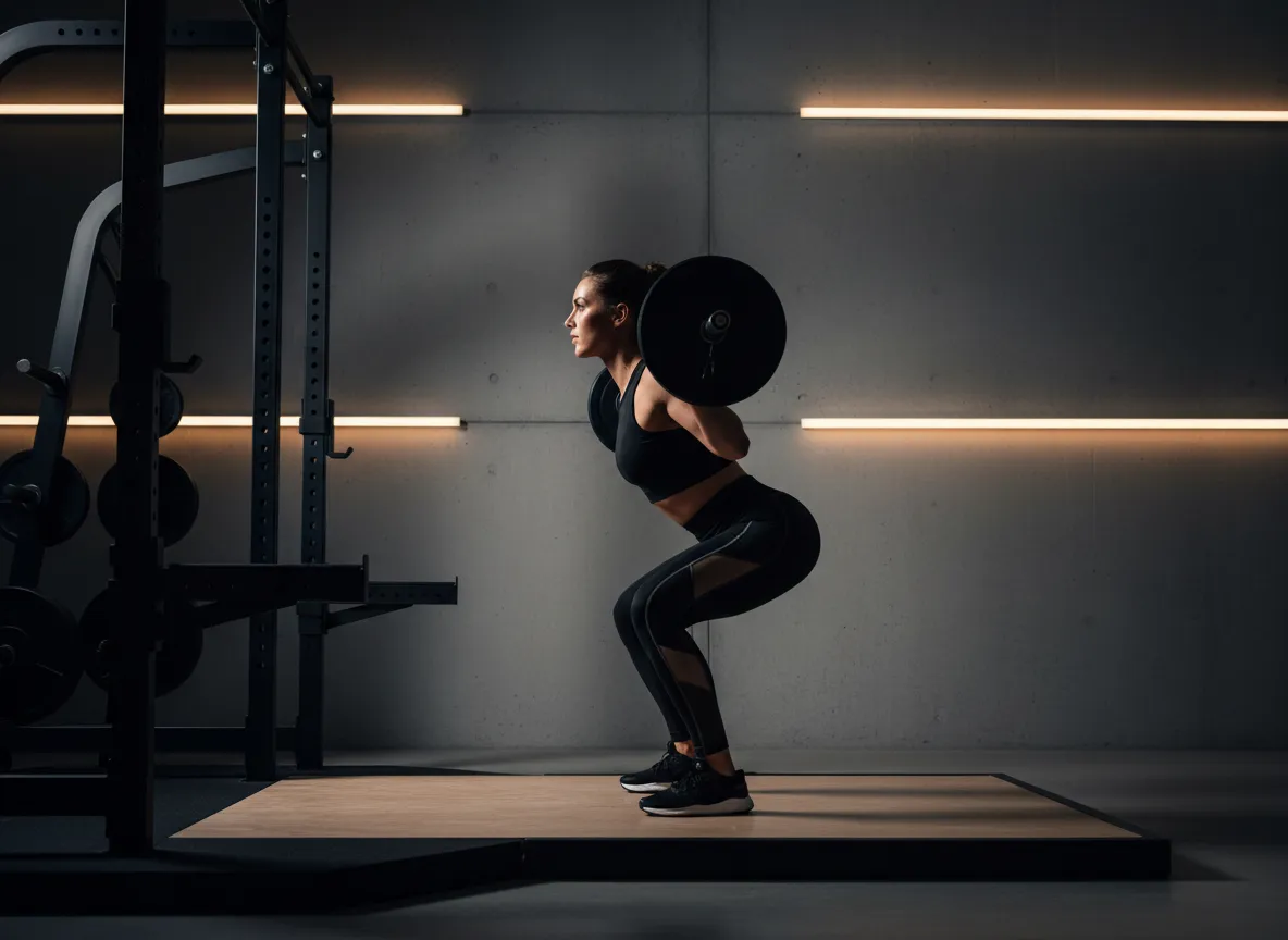 Focused athlete training with minimalist Good Rhino aesthetic