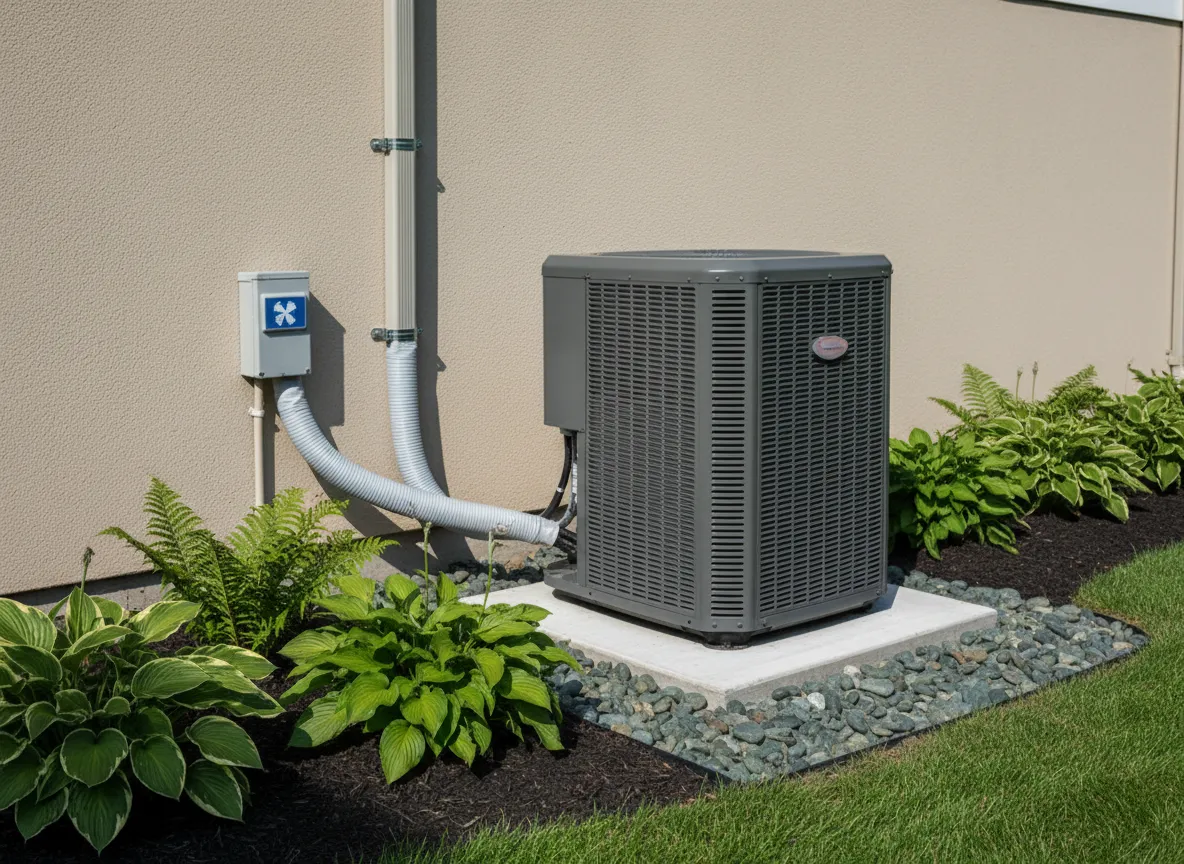 Professional heat pump setup