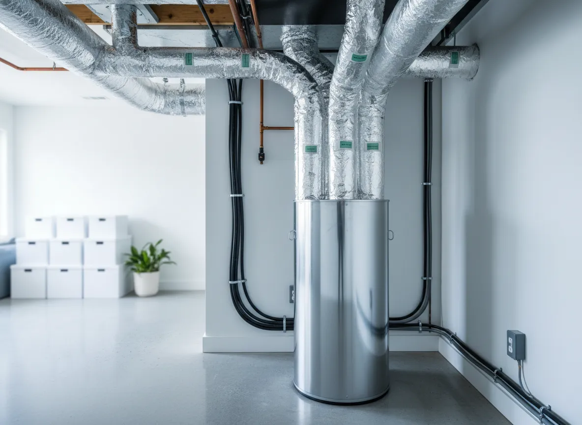 Finished Sacramento HVAC installation