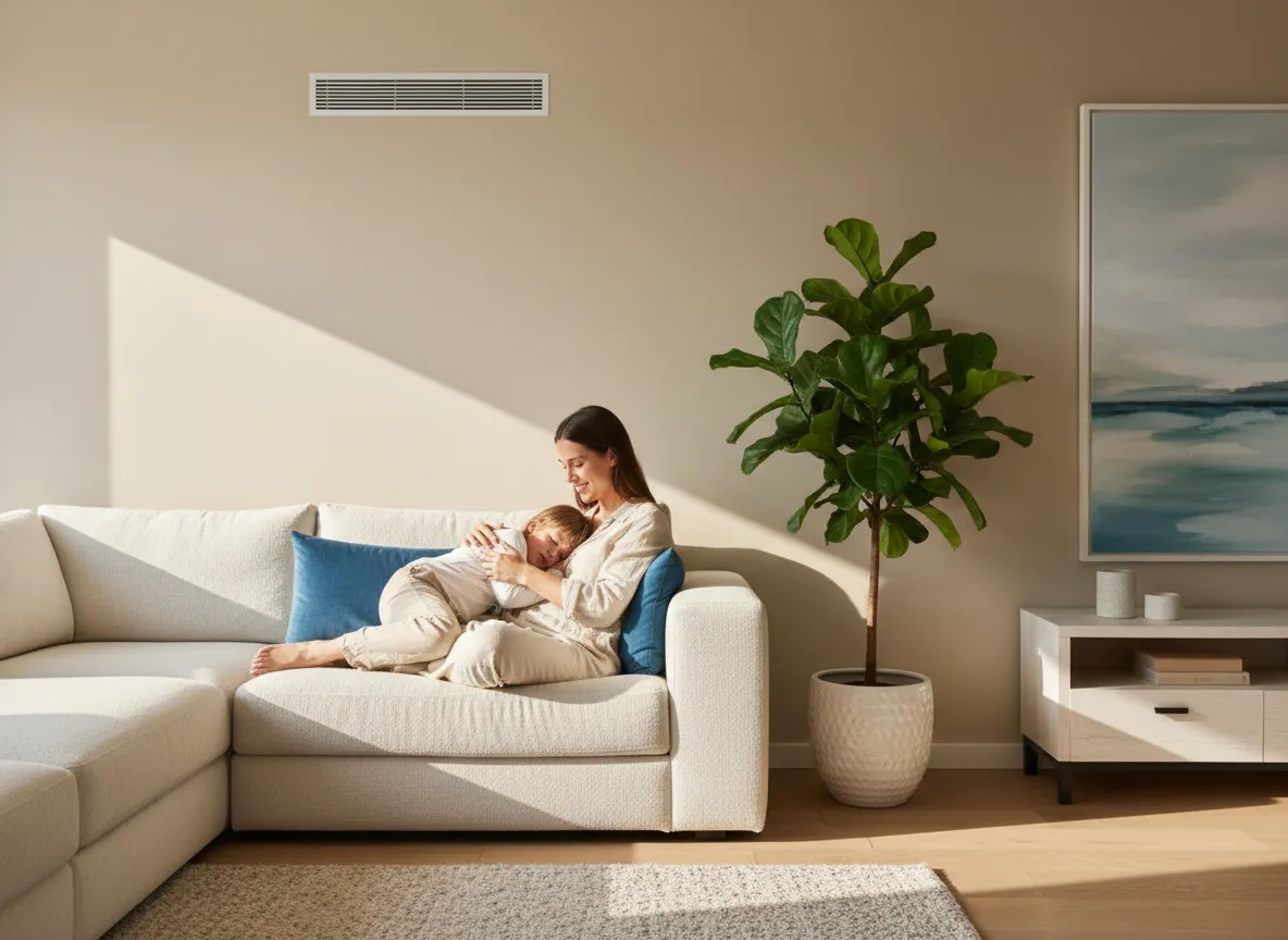Clean and neat home comfort upgrade