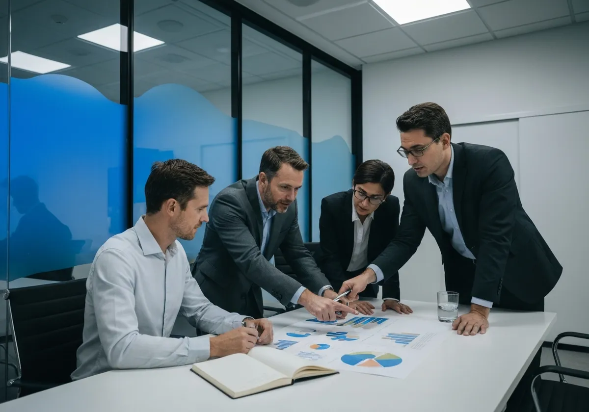 Executive leadership team planning expansion