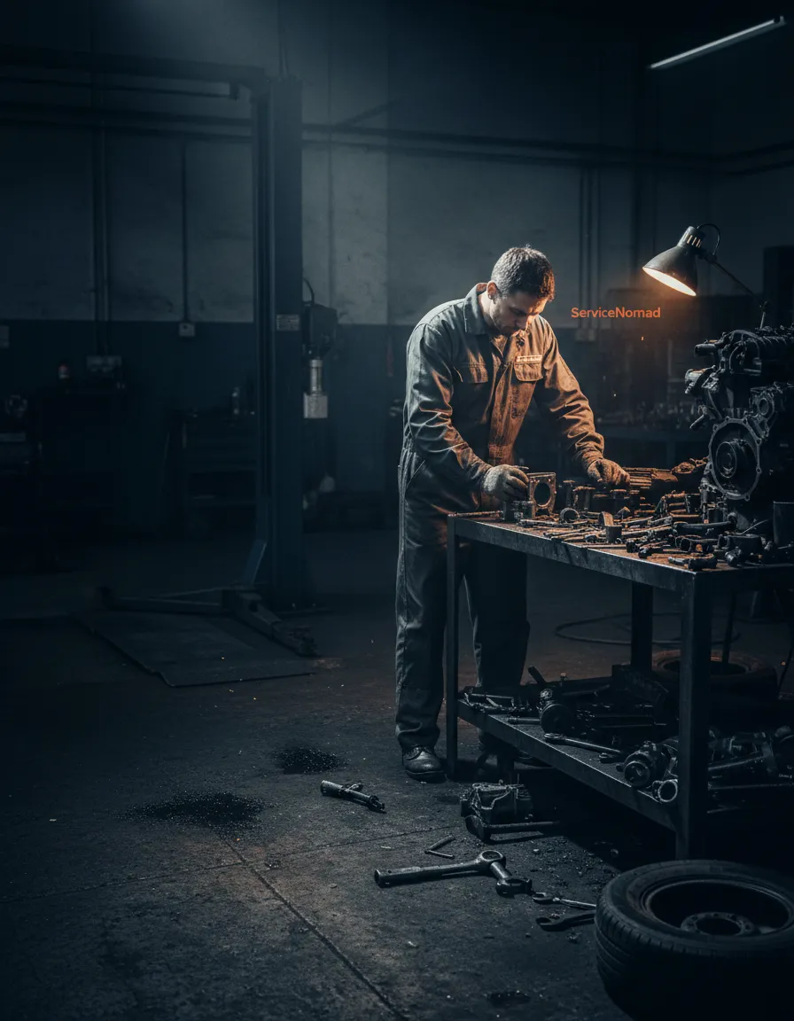 Gritty real-world shop operations in an industrial setting