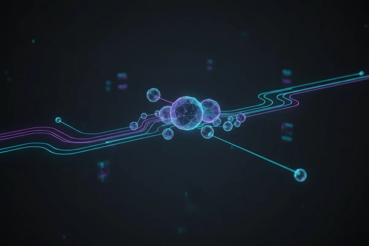 High-tech dashboard and command center visualization