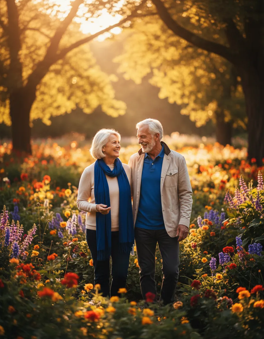 Active senior confidently reviewing Medicare plan options