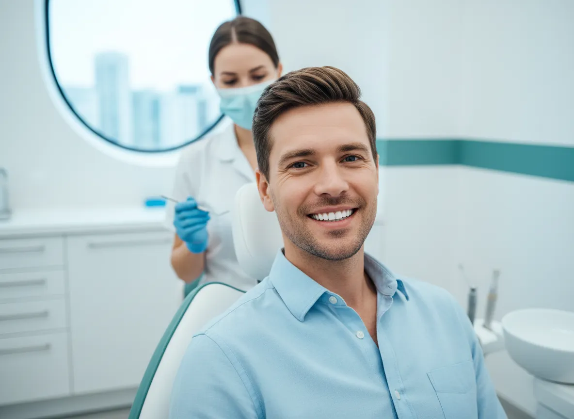 Dental Insurance - Smiling man