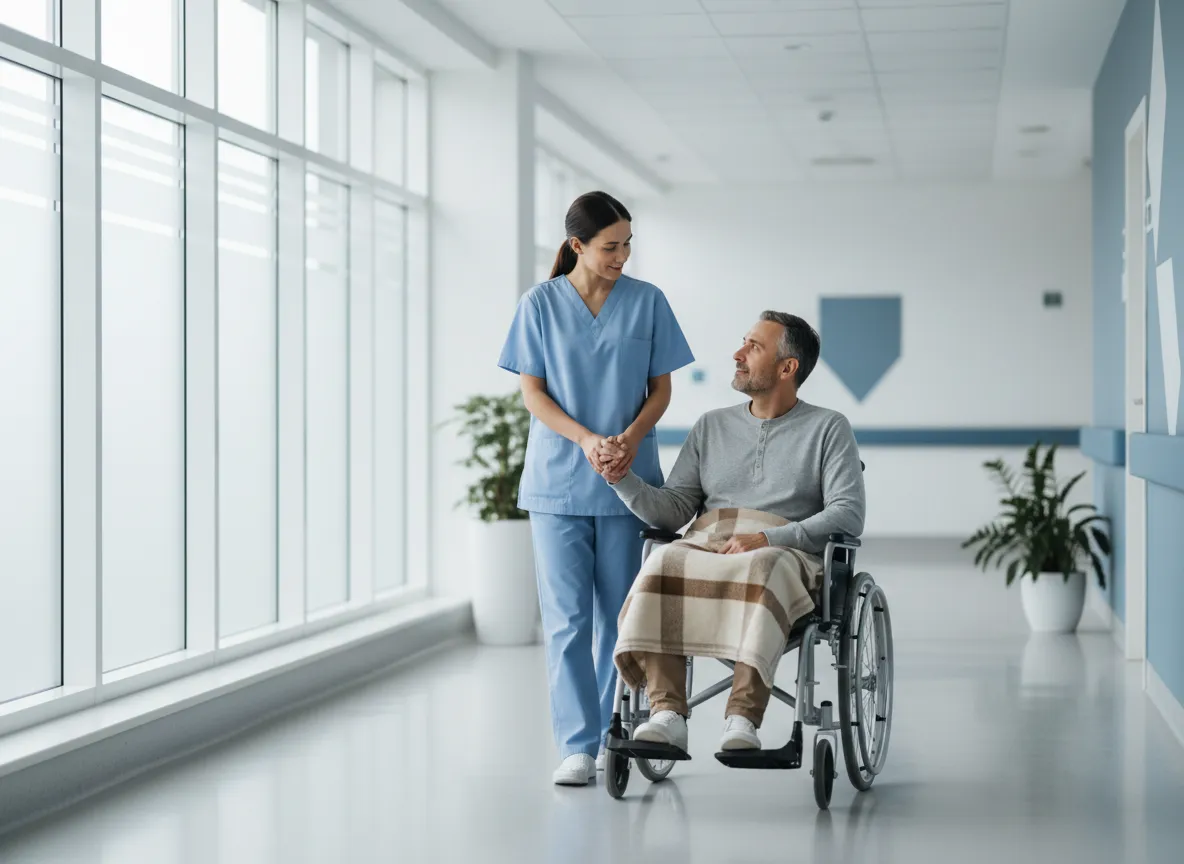 Critical Illness Insurance - Patient in wheelchair