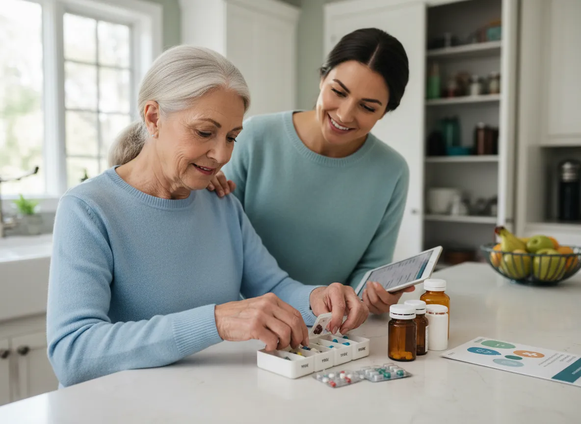 Medicare Part D Plan - Senior taking medicine