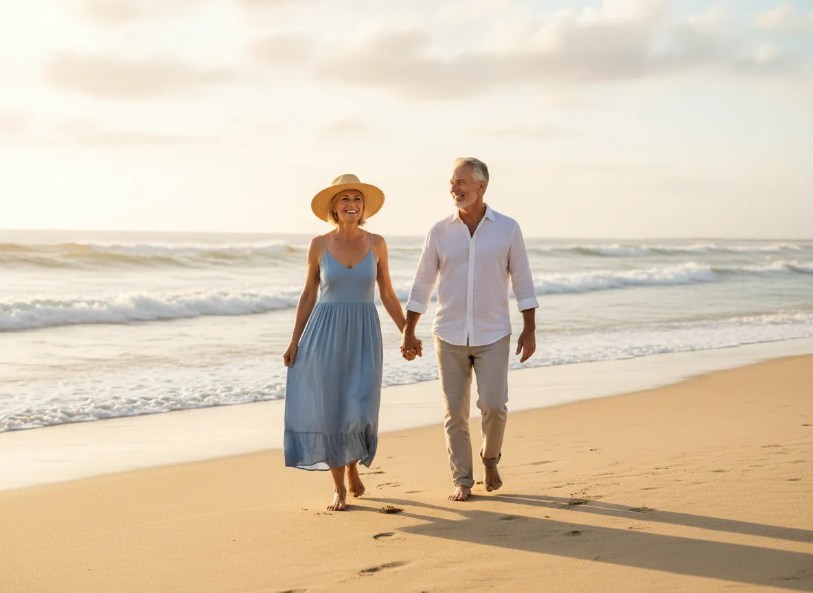 Annuity - Couple on beach