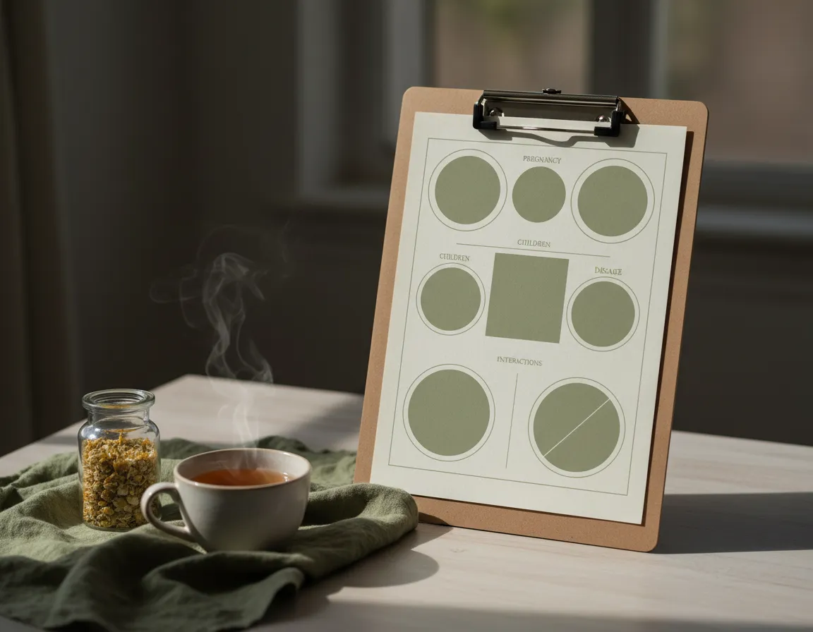 Non-medical 1-page herbal safety guide