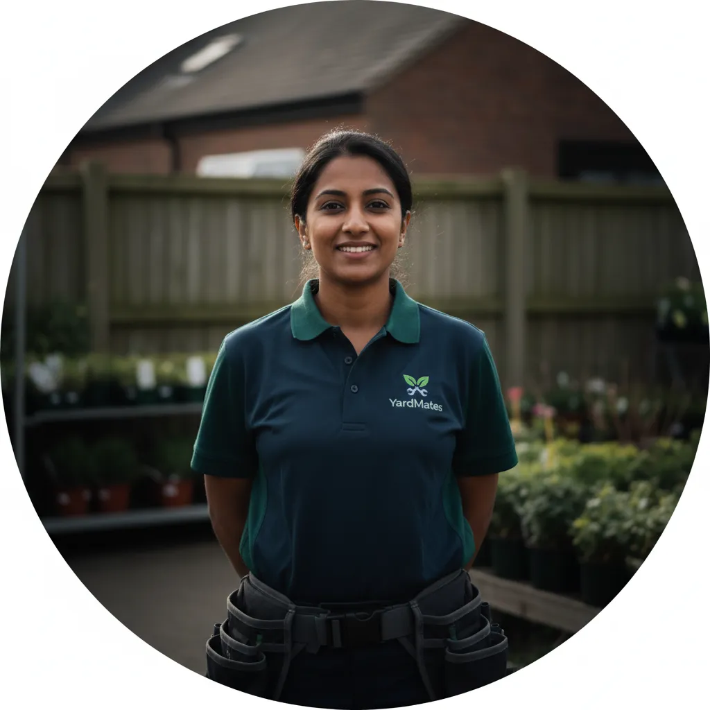 Portrait of a YardMates West Chester local manager in uniform