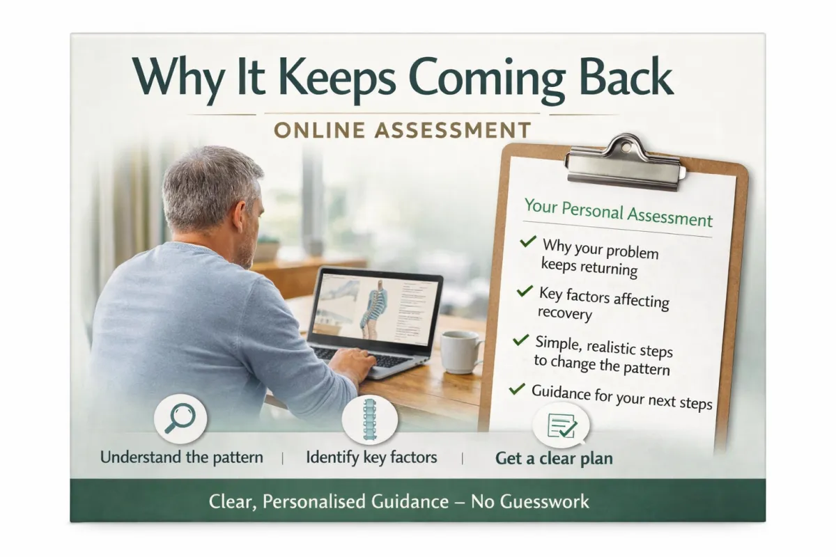 Why It Keeps Coming Back – Online Assessment product visual