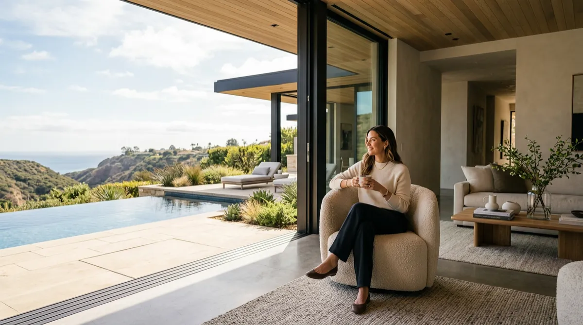 Luxury homes and living - contemporary upscale home and refined interior