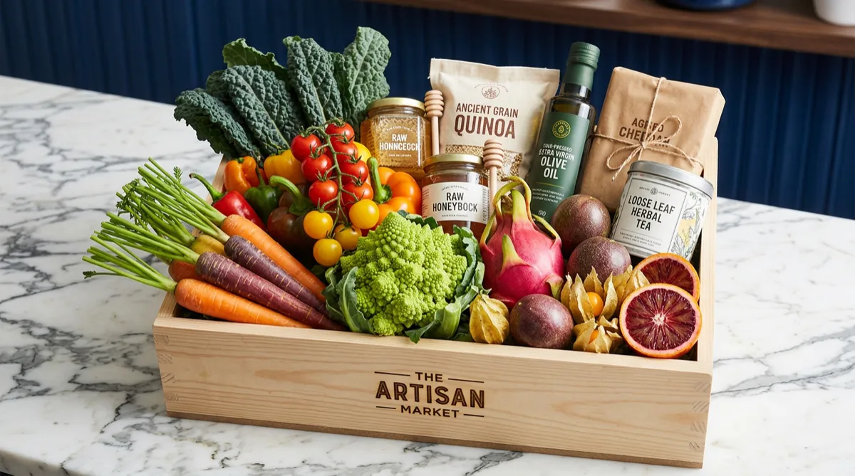 Quicklly authentic food and grocery gourmet assortment