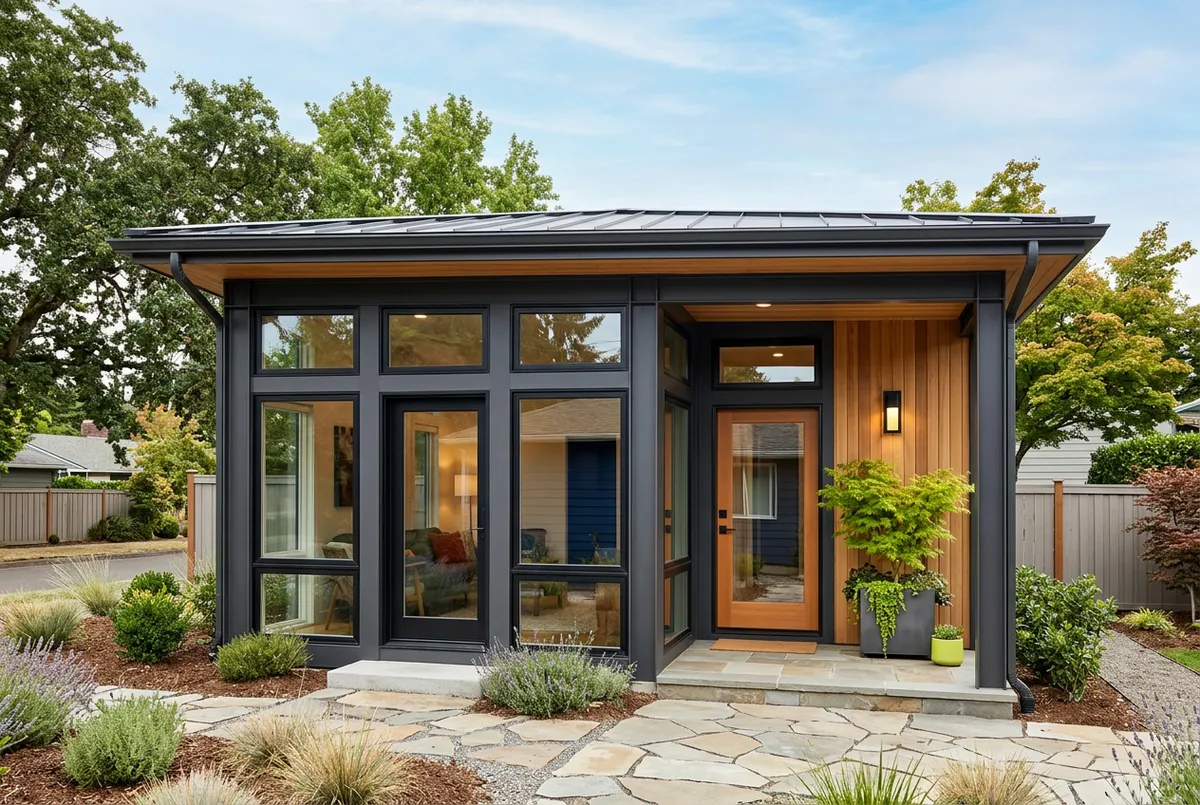 The Retreat Steel-Frame ADU Kit 800 Sq Ft exterior architecture