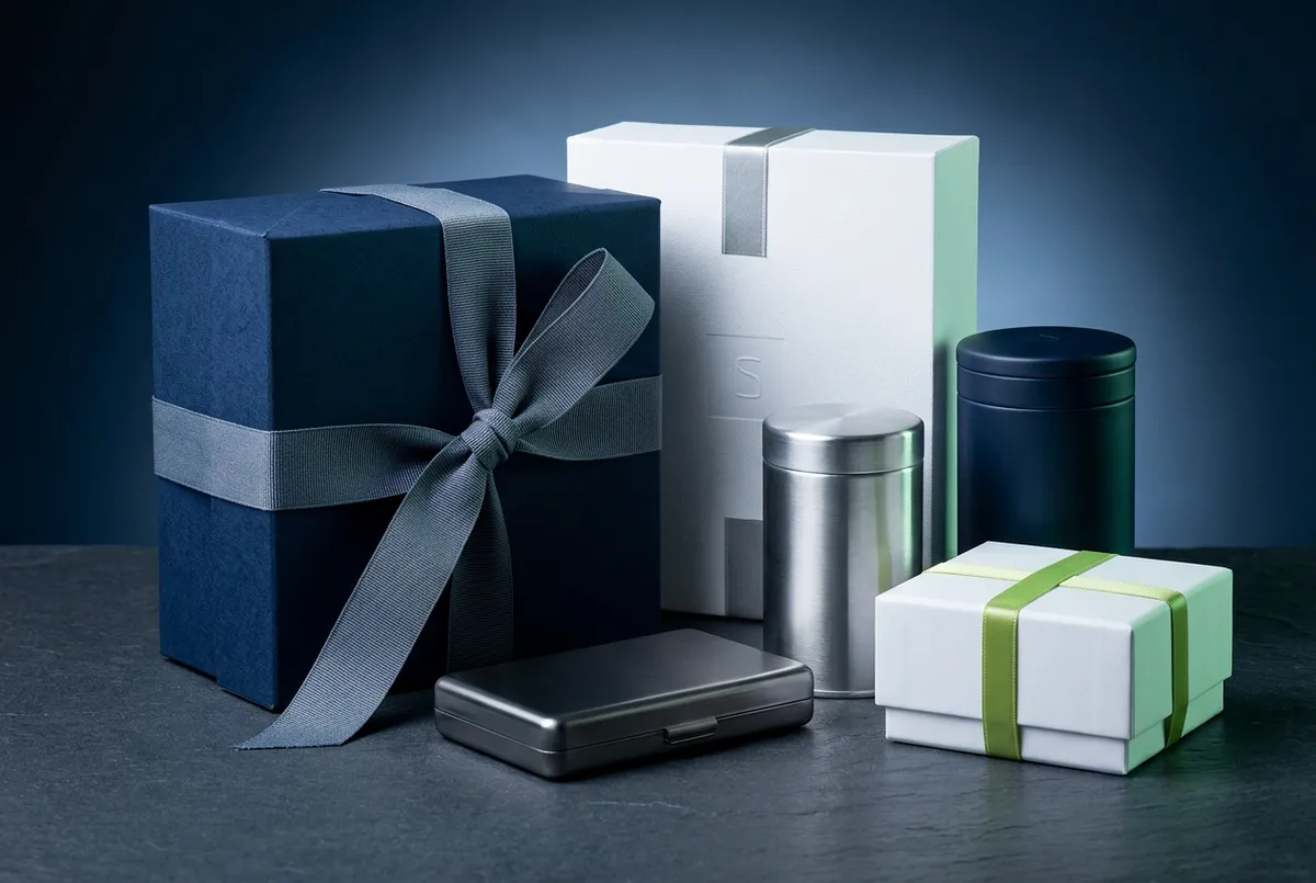 Seasonal Exclusive Gift Set with limited reserve provisions and sleek metallic packaging