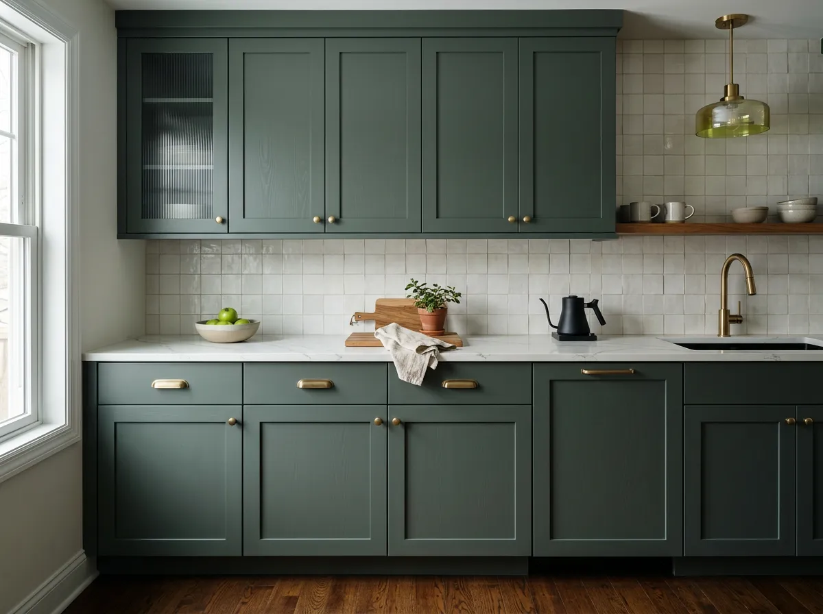 Concord Pewter Green Cabinetry