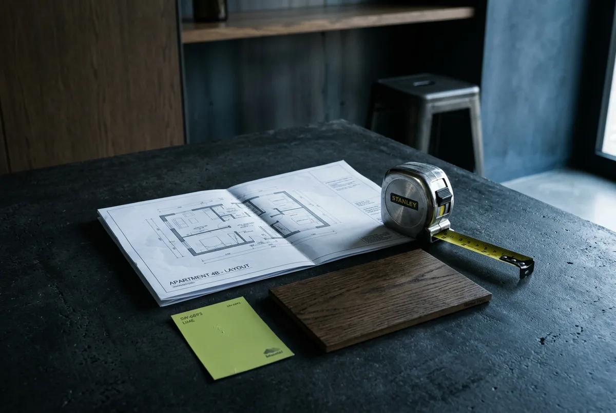 Home Repair & Renovation - modern architectural interior finishes and craft tools