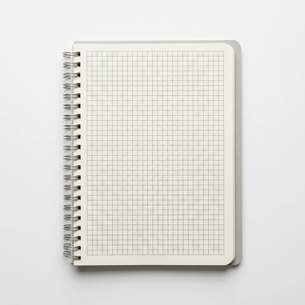 Grid-Ruled Notebook