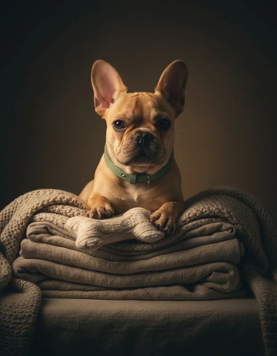 Reserved BoStella French Bulldog Puppy - Sage Collar