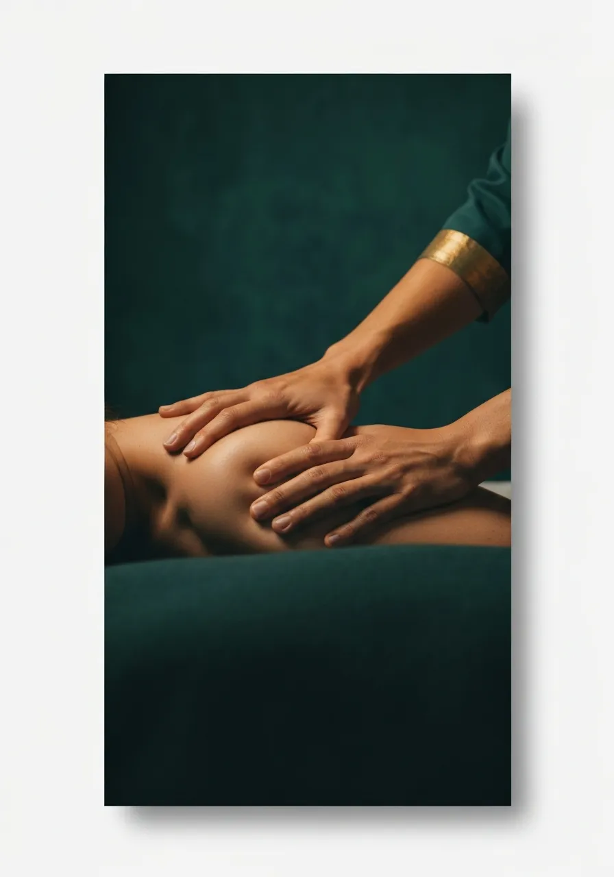 A close up representation of physical tension release and movement