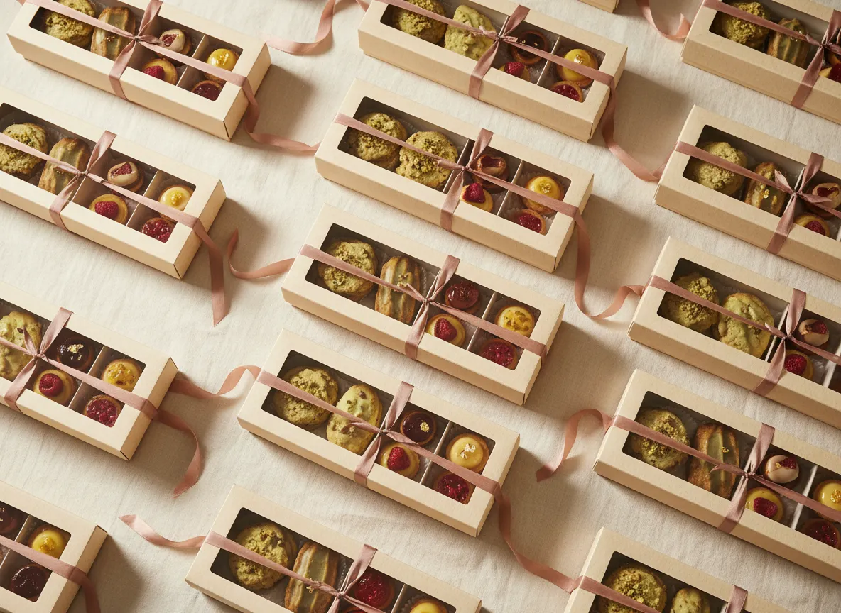 Dessert Flight Boxes - assortment of refined small-batch pastries