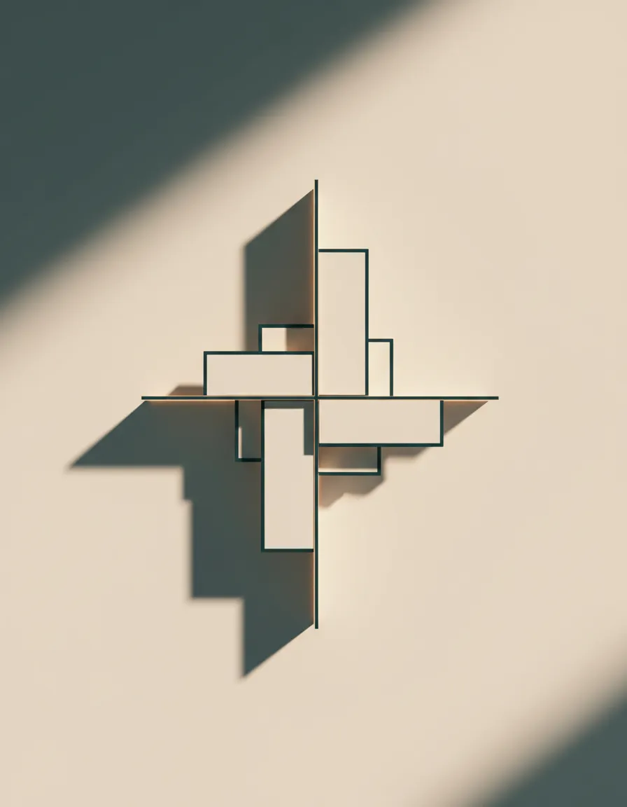 Abstract architectural visual representing Stillway systems