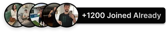 1200+ Joined Already Social Proof
