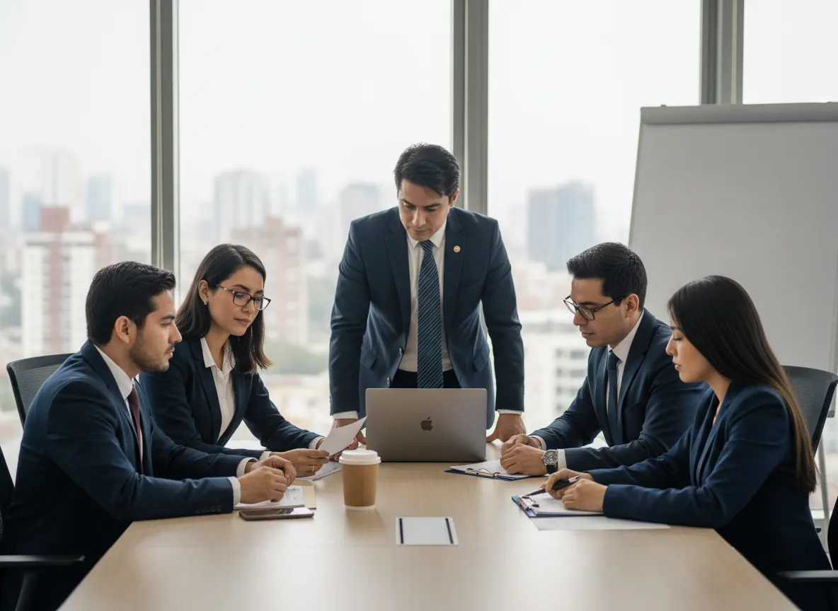 Equipo de CEREDU asesorando a una institución educativa