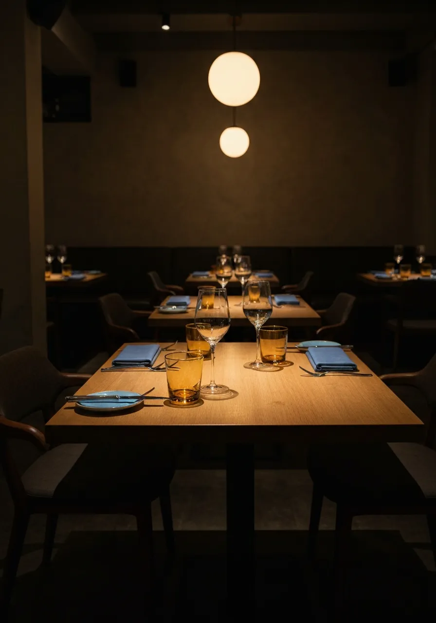A nicely set but empty restaurant table representing a missed returning guest