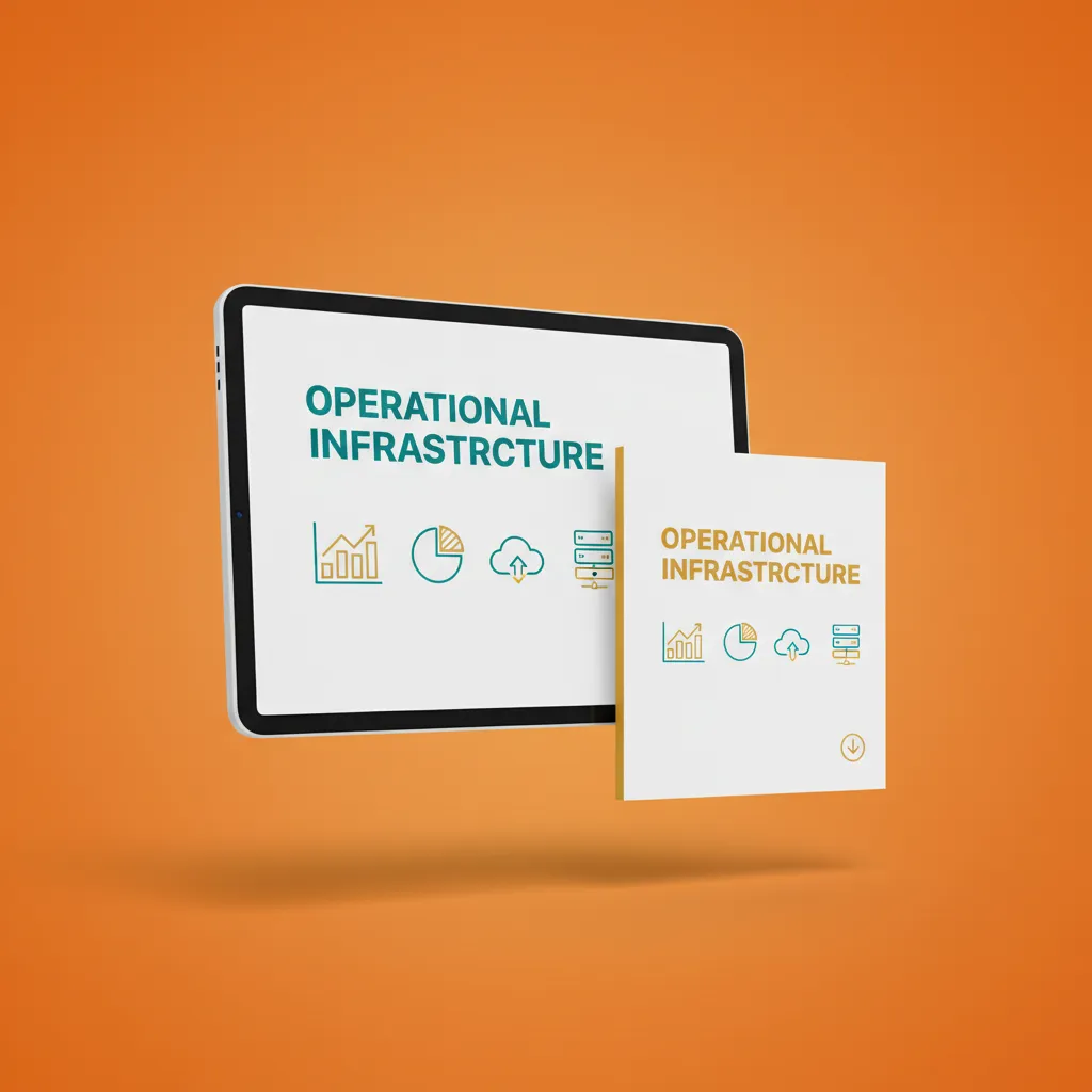 Operations consultant reviewing workflow with leadership team