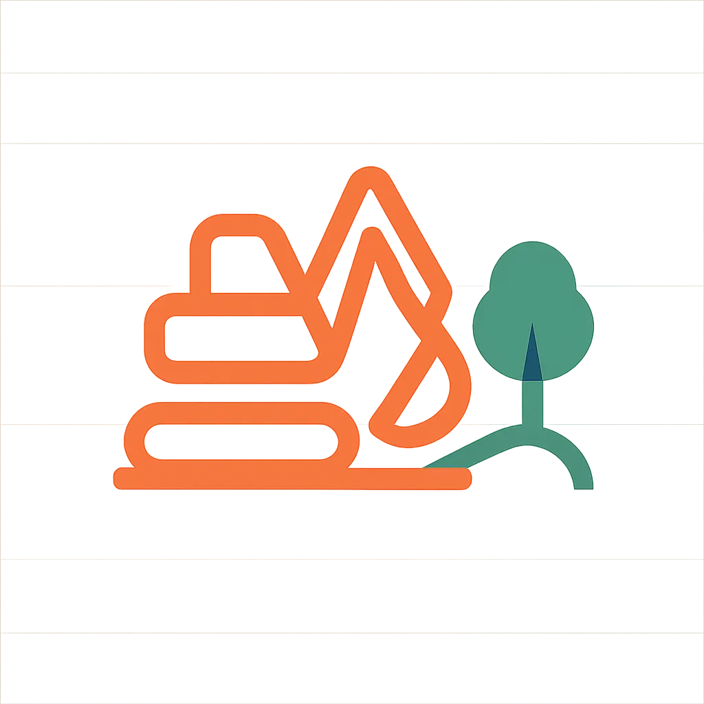 Gulf Coast Land Clearing and Demolition Logo