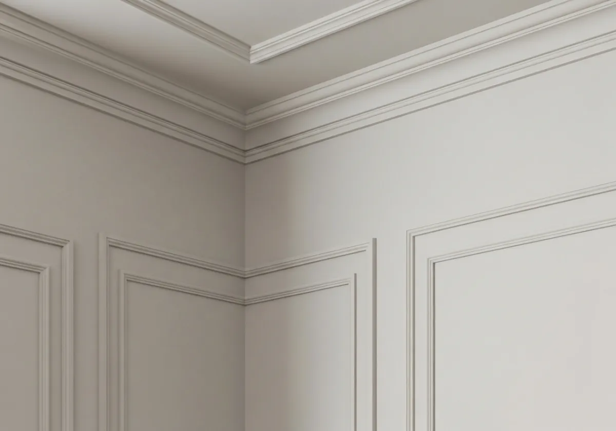 Finition intérieure impeccable après rénovation (mur et plafond)