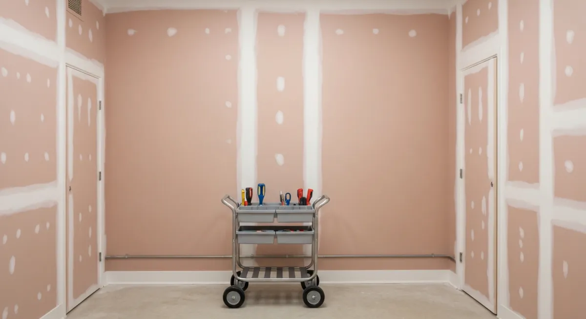 Résultat de rénovation à Laval (Québec) : pièce lumineuse avec murs fraîchement peints et finitions nettes