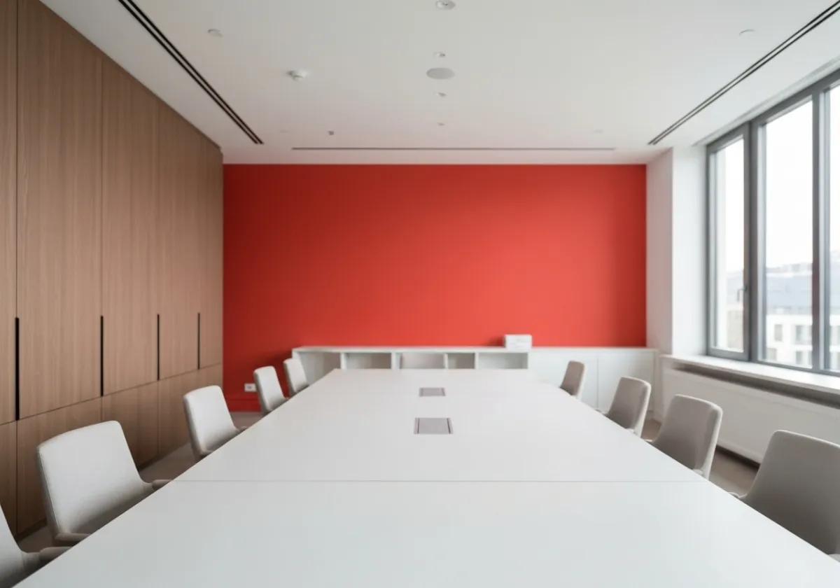 Préparation de peinture intérieure commerciale : ponçage/colmatage autour d’une porte, mains seulement