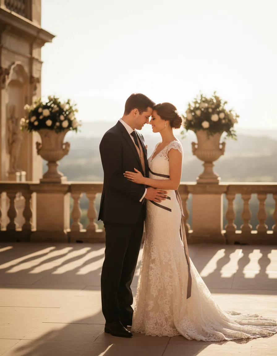 Editorial wedding photography capturing an authentic luxury moment