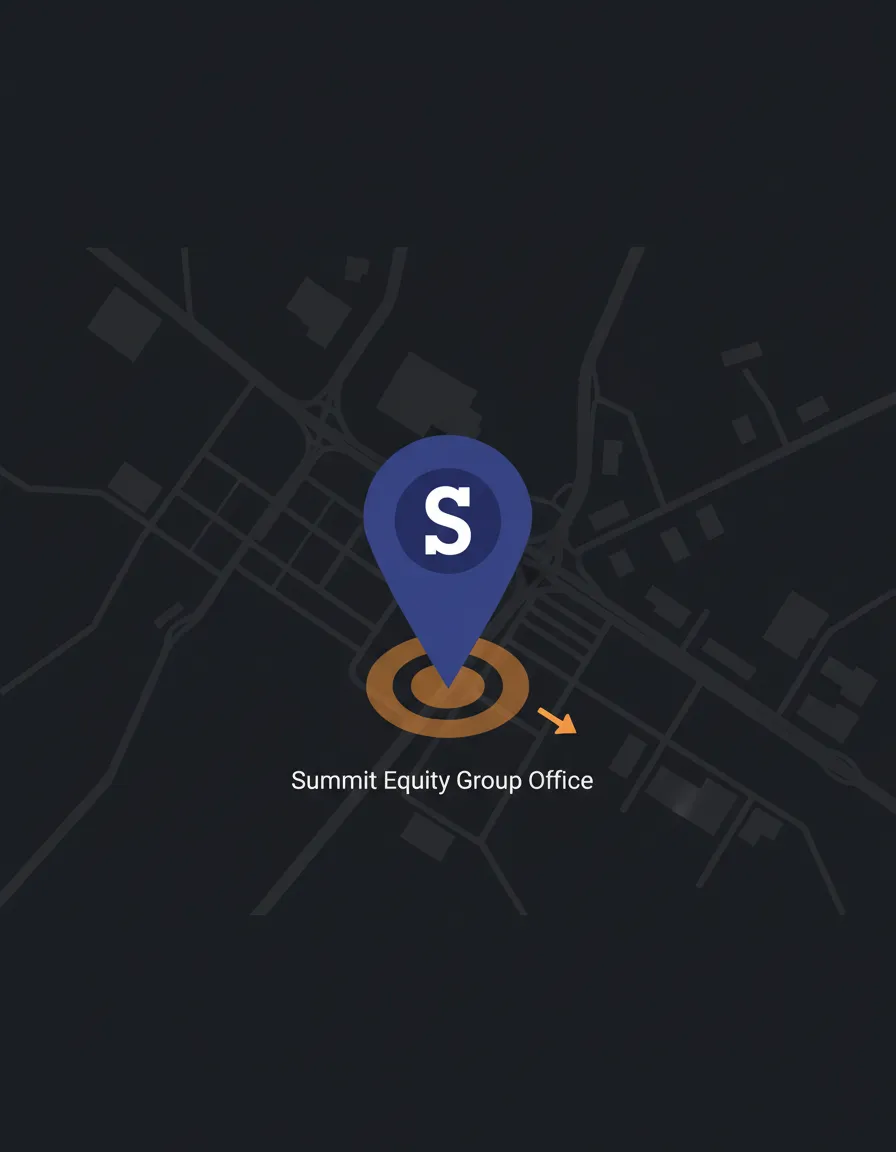Map showing office location