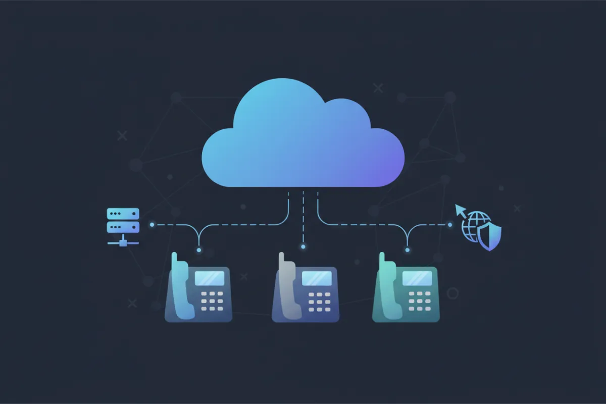 Cloud phone and VoIP reliability illustration