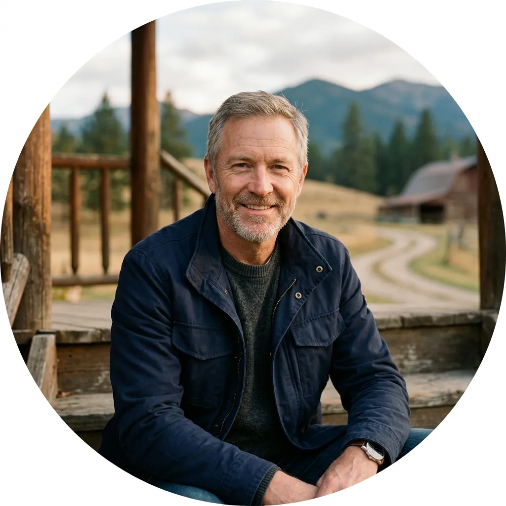 Portrait photograph of Christopher Stene, columnist for Montana Scout