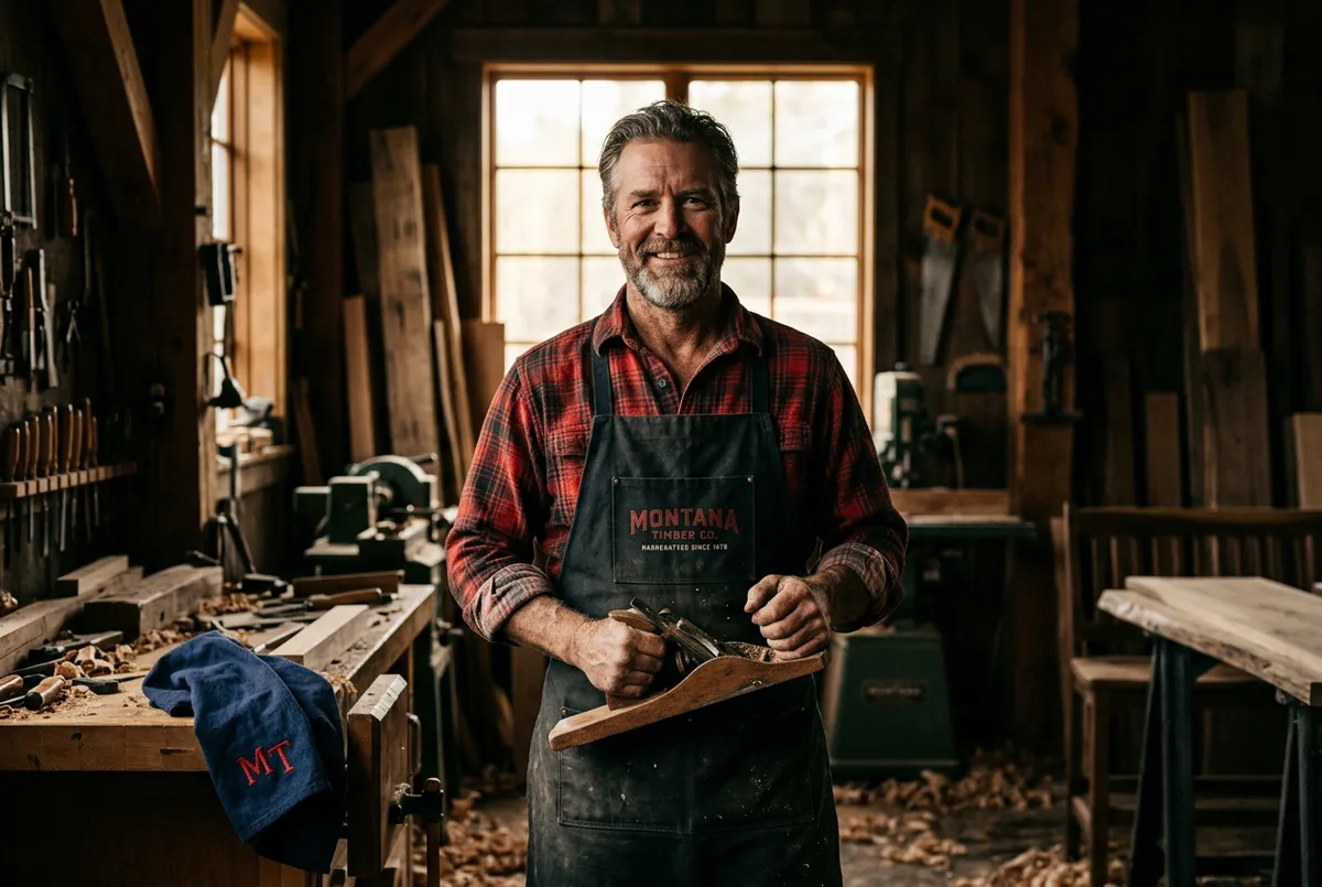 Montana timber artisan handcrafted furniture workshop entrepreneur